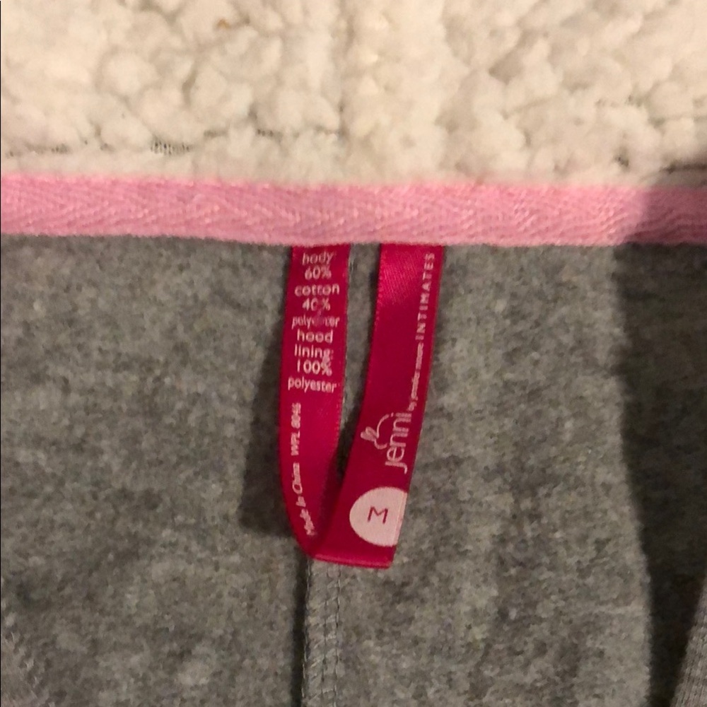 Jenni Cozy Gray and Pink Pajama Set